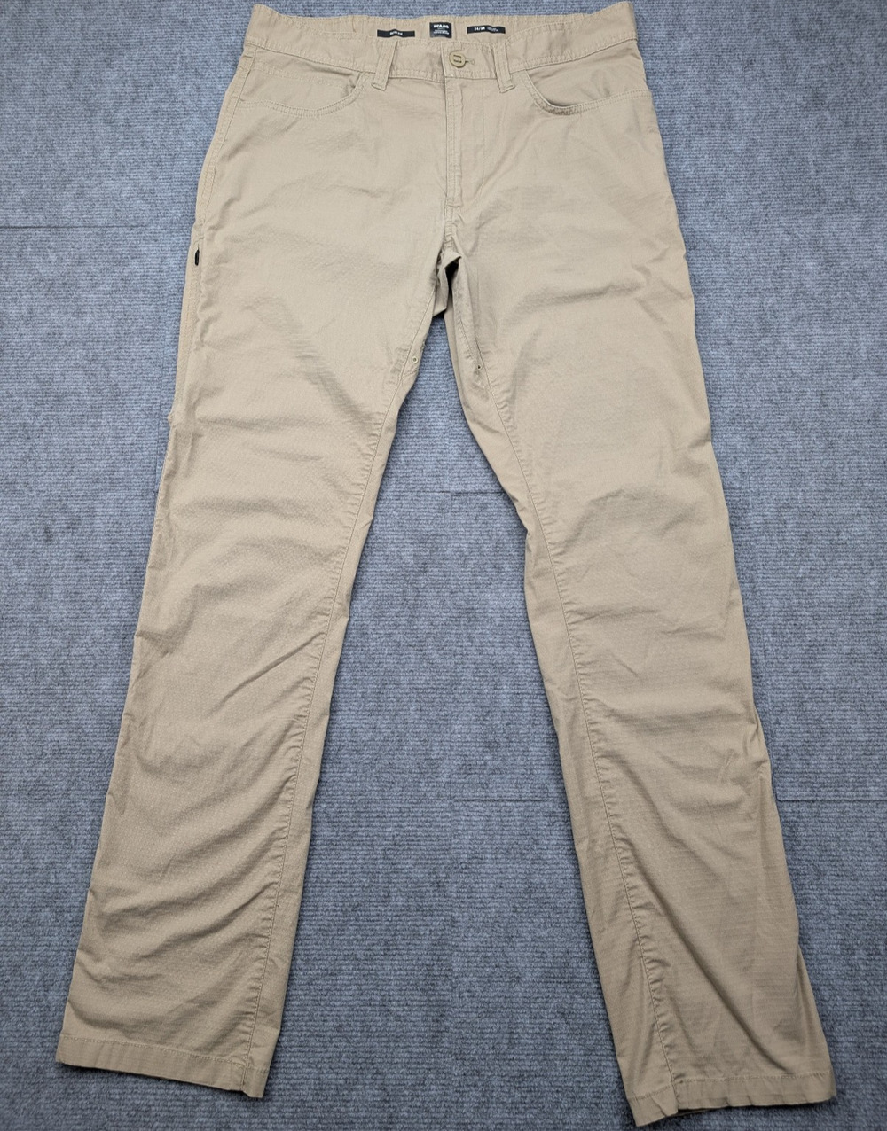 Prana Double Peak Slim Pant Mens 34x34 Outdoor Ripstop Utility Hike Athletic